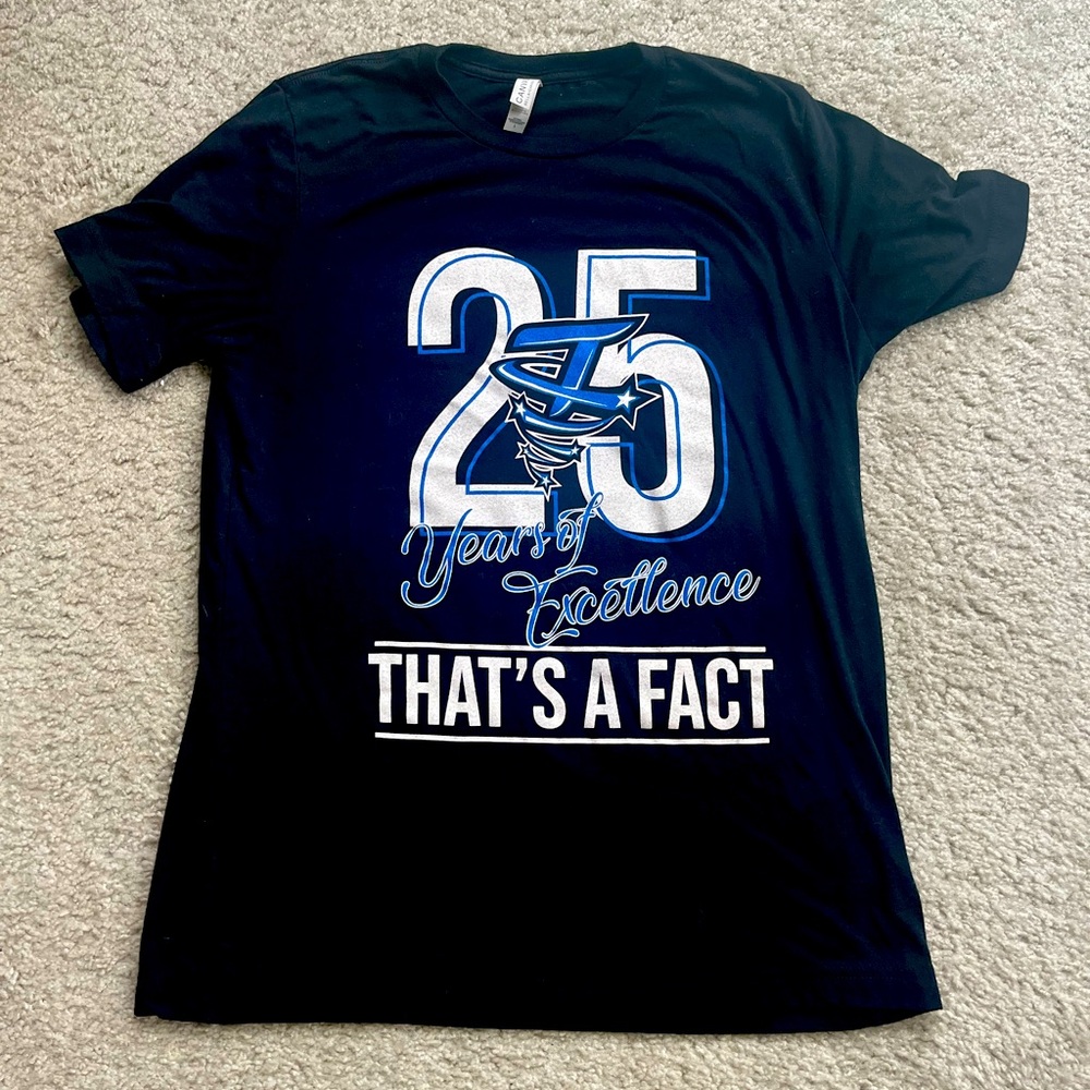 Maryland Twisters 25th Anniversary Women’s T-Shirt. Size L
